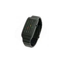 44 led lights digital date fashion led watch led wristwatches black si