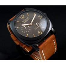 47mm Parnis Pvd Coffee Sandwich Dail Power Reserve Automatic Sea Gull Watch