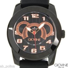 5atm Giovine Italy Made Stainless Steel Men Watch $390 Worldwide Sh Gift Box