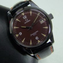 60's Omega Seamaster 600 Manual Wind Brown Dial Date Cal:613 Man's