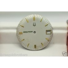 Accutron 218 Silver Date Dial