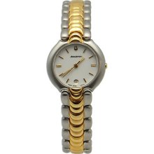 Accutron By Bulova 28b30 Mediterranean Two Tone Women's Watch