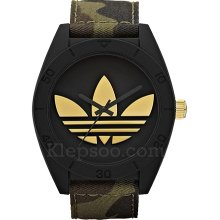 Adidas Xl Santiago Adh2812 | Camo Fabric Strap | Black Dial | 50mm | 50m |