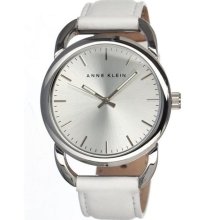 AK Anne Klein 10-9927svwt Leather Ladies Watch ...