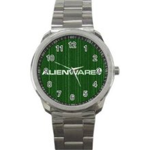 Alienware Unisex Silver-Tone Sports Metal Watch 02