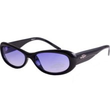 Angel Sunglasses Velvet Blue Lens Gradient Black Frame