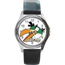 Angry Birds Unisex Silver-Tone Round Metal Watch 08