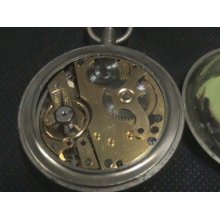 Antique Movement Pocket Watch For Repair Or Parts Roskopf