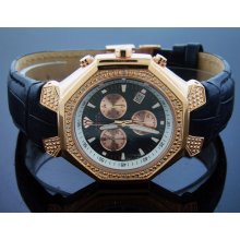 Aqua Master 42MM 20 Diamond Watch Rose Gold