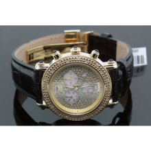 Aqua Master Ladies' Small Diamond Watch Yellow Gold