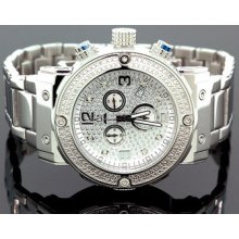 Aqua Master Mens Diamond Watch 0.20ct W-146d