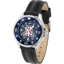 Arizona Wildcats UA NCAA Womens Leather Anochrome Watch ...