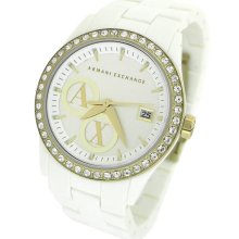 Armani Exchange #Ax5022 Crystal Accent Women's Watch