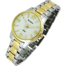 Armitron 753876cmtt Two-tone Mother Of Pearl Bracelet Watch Dress