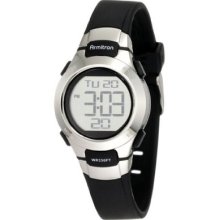 Armitron Women's 457012blk Sport Chronograph Black Resin Stainless Steel