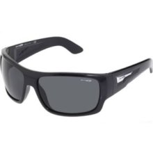 Arnette Sunglasses Derelict / Frame: Gloss Black Lens: Polarized Gray