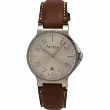 Asprey Of London No 8 36mm Round Silver Quartz Unisex Watch 1015422