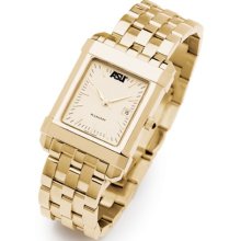 ASU Men's Swiss Watch - Gold Quad Watch w/ Bracelet b