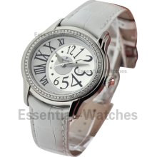 Audemars Piguet Ladies Millenary Ss White Diamond Bezel