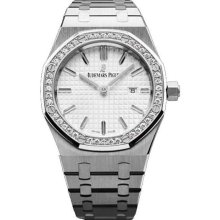 Audemars Piguet Women's Royal Oak Silver Dial Watch 67651ST.ZZ.1261ST.01