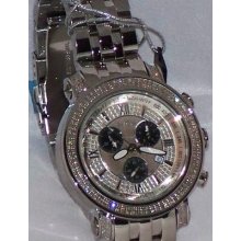 Authentic Mens Jojo Joe Rodeo Tyler 2.00ct.aprx.real Diamond Watch Jty5