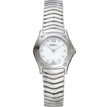 Authetic Ebel Classic Wave Women's Watch 9157f12-9725