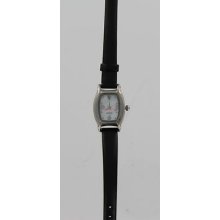 Avon Diamond Accent - Mother Of Pearl Dial - Black Leather Band