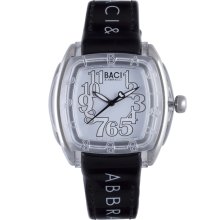 Baci Abbracci Women's Black Patent Leather Watch