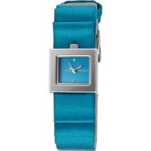 BCBG Watches Women's Mini Plisse Blue Dial Blue Satin Blue Satin Blue