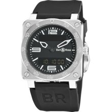 Bell & Ross Aviation BR03-TYPESTEEL Mens wristwatch