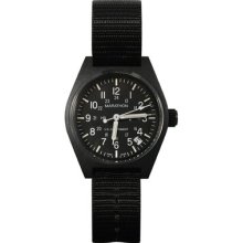 Black Military General Purpose Quartz Movement Wrist Watch