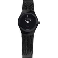 Black Steel Mesh Womens Watch