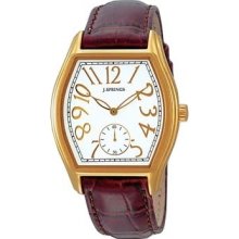 BLD011 J Springs Gents Tonneau Leather Strap Watch