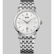 BOSS Black Ultra Slim Stainless Steel Watch - Silver