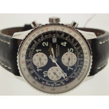 Breitling Mens SS Navitimer A13322 Chronograph.