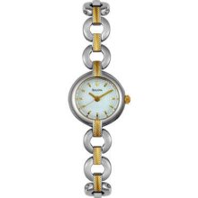 Bulova 98t98 Two-tone Ladies Bracelet Watch