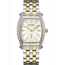 Bulova Accutron Saleya Two Tone Diamond Bezel Womens Watch