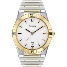 Bulova Gent's Stainless Steel Case Date Watch 98b015