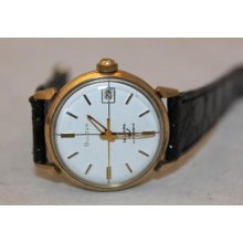 Bulova Sea King Automatic 10k Rolled Gold Plated Vintage Men's Watch