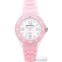 Cannibal - Childrens Pink Rubber Analogue Watch - Ck223-14