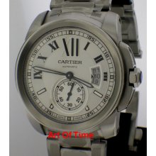 Cartier Calibre de Cartier W7100015 Automatic Steel un used