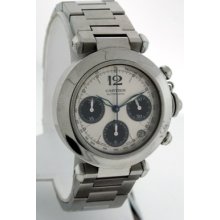 Cartier Pasha C Chronograph Stainless Steel Automatic $5,250.00.00 Unisex Watch.