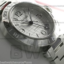 Cartier Pasha Seatimer Gmt Mens Stainless Steel W31078m7 Ret: $6,500