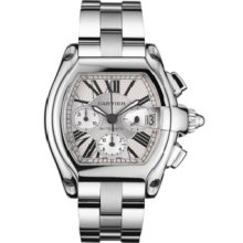 Cartier Roadster Extra Large Chronograph Stainless Steel Silver Men's Watch - W62019X6