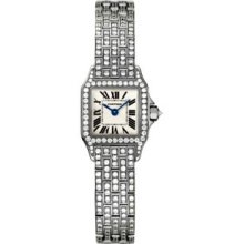 Cartier Santos Demoiselle Mini Ladies Quartz Watch WF9005YA