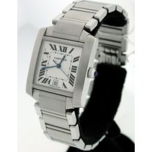 Cartier Tank Francaise, Stainless Steel Automatic Watch