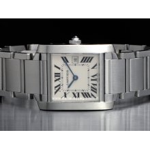 Cartier Tank Francaise W51011Q3 stainless steel watch price new