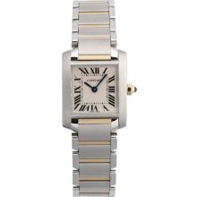 Cartier Women's Tank Francaise White Dial Watch W51007Q4