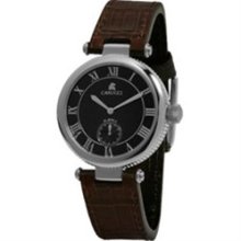 Carucci - Automatic (Men's) - Dark Brown Leather/Black/Silver C82510