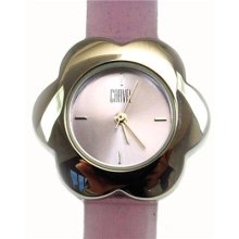 Carvel Flower Lilac Dial Girls Fashion Watch B511.15ca